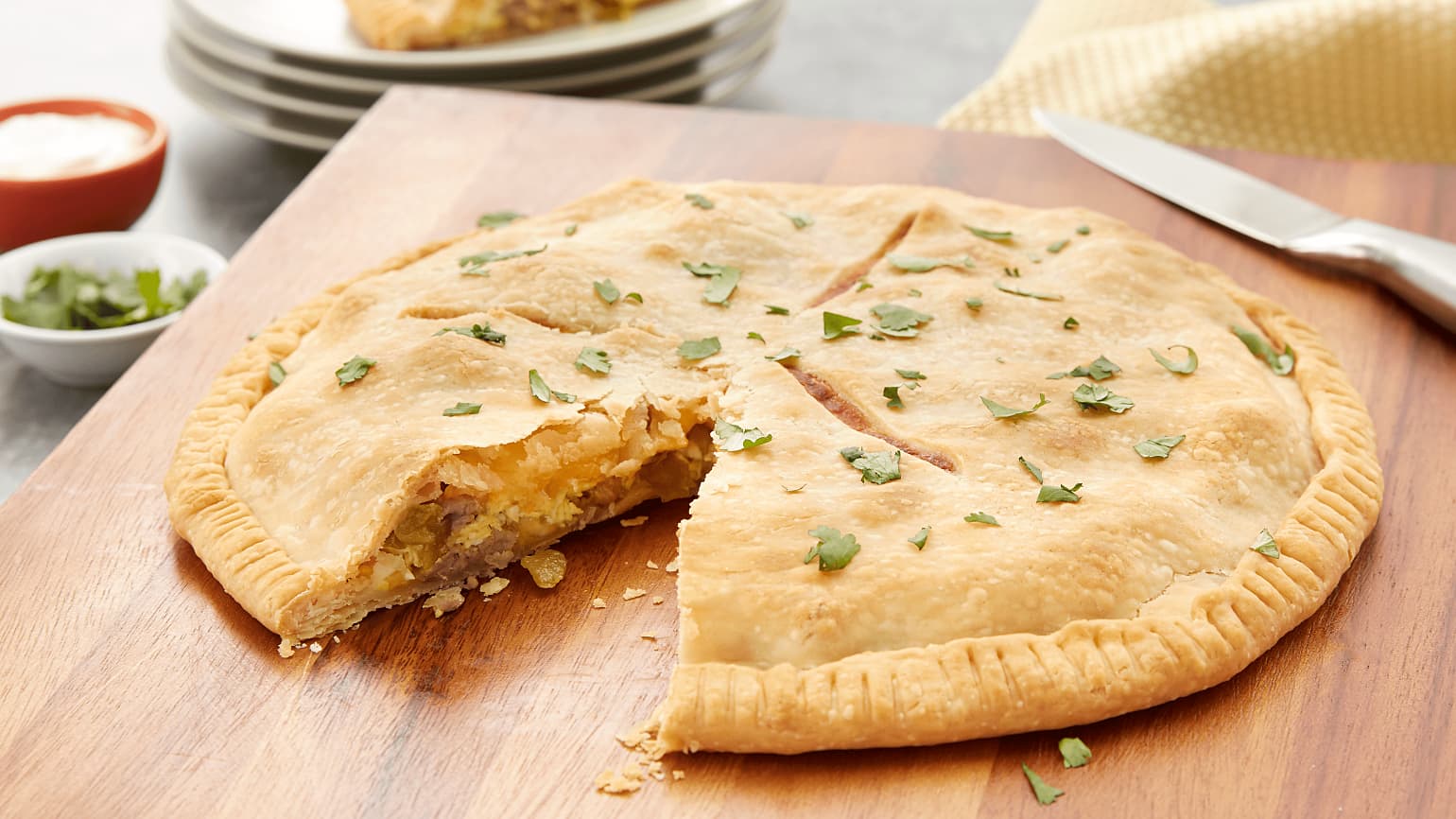 Tex-Mex Breakfast Slab Empanada